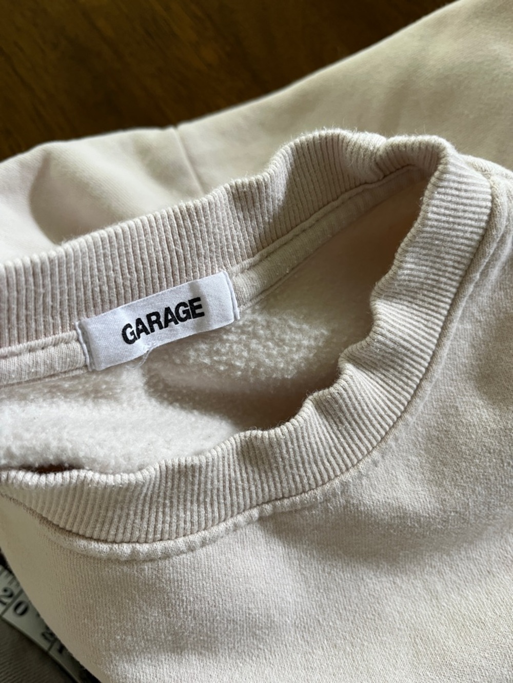 Garage Beige "Montauk Social Club" Crewneck Sweatshirt - Picture 9 of 10